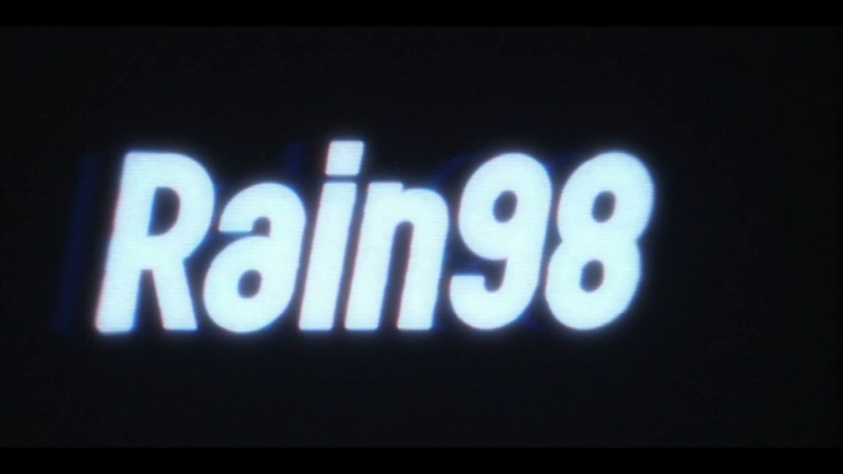 Official Rain98 screenshot: a second street frame from the demo build